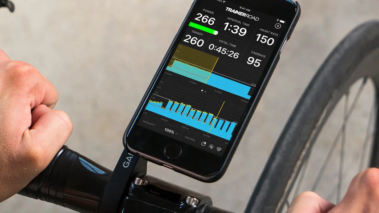 TrainerRoad cycling app screenshot