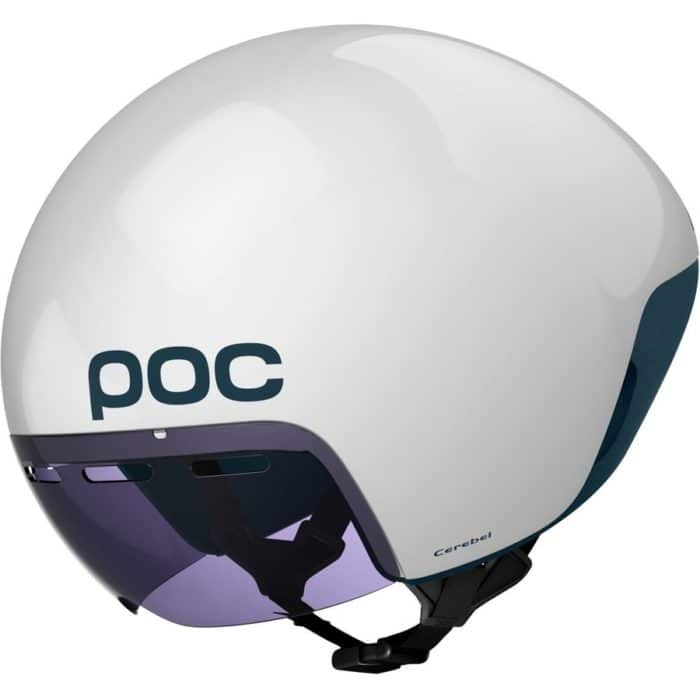 POC Cerebel Raceday helmet Angle View