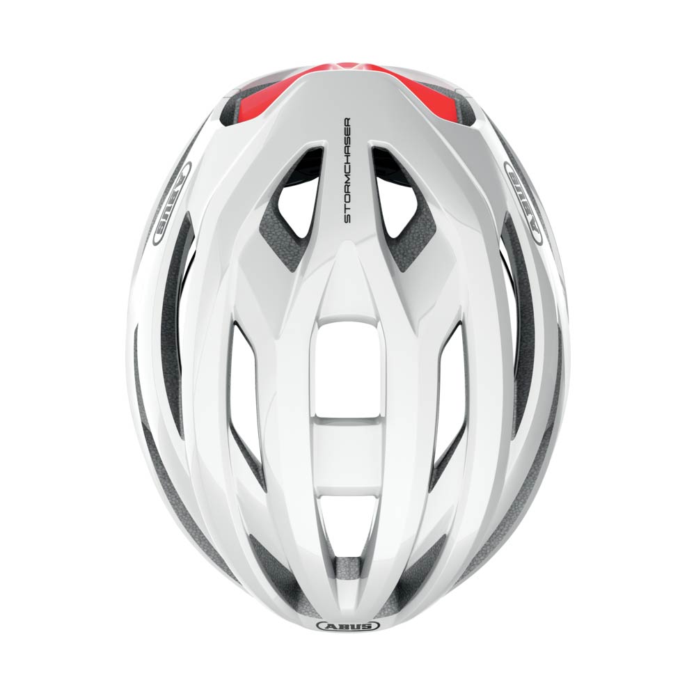 abus stormchaser helmet race white