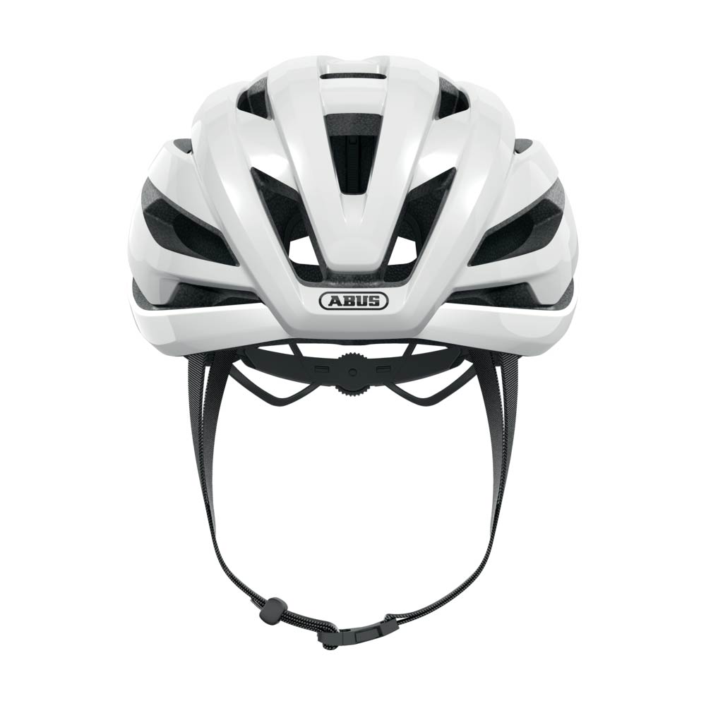 abus stormchaser helmet race white