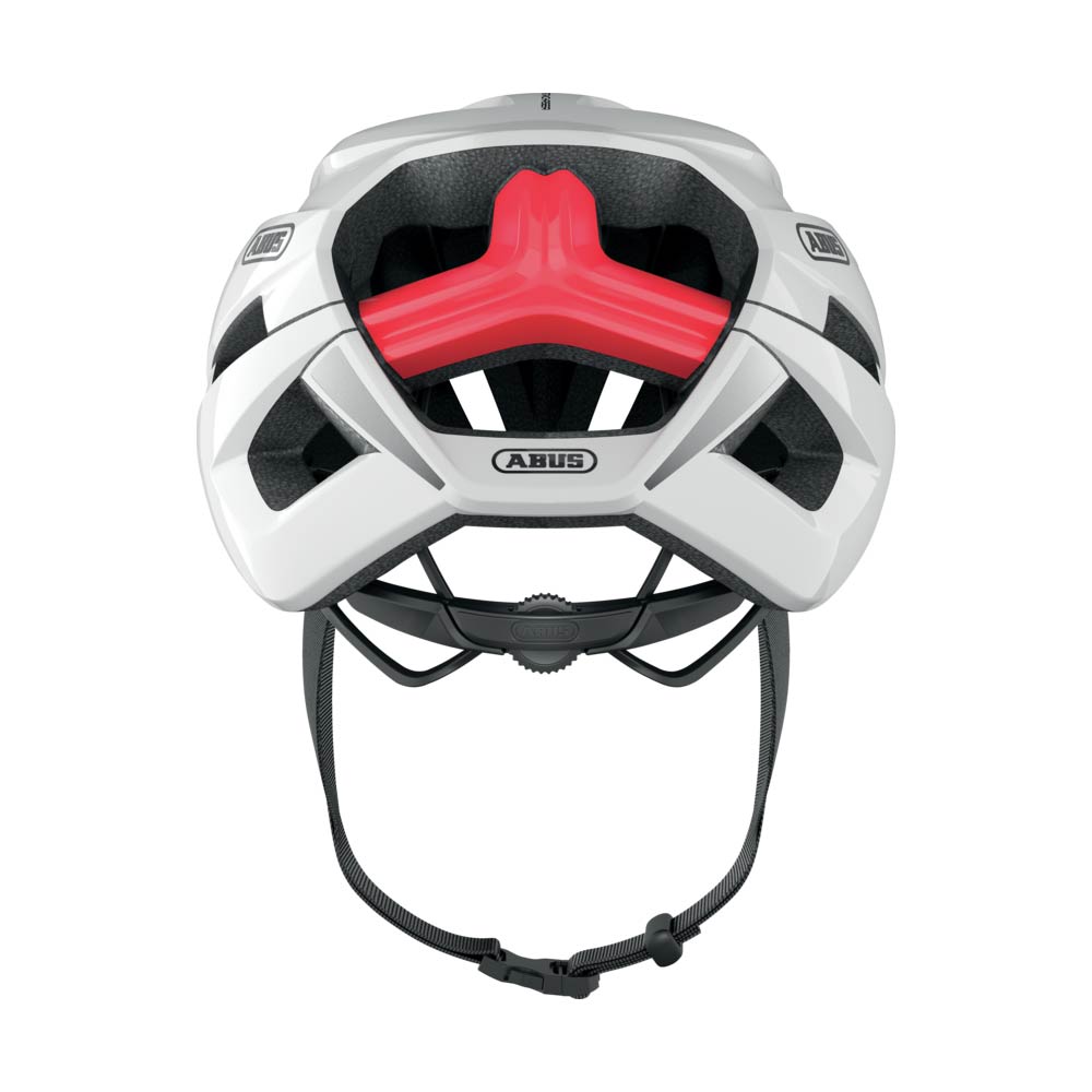 abus stormchaser helmet race white