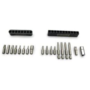 Pedro's Hex Bit Set II sitting beside holder