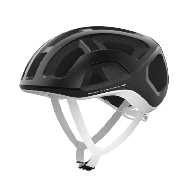 POC Ventral Lite helmet black white left side