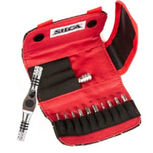 Silca T-Ratchet Kit open in case