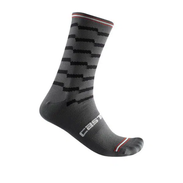 Castelli Unlimited 18 Sock Dark Gray Black