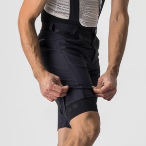 Castelli Unlimited Baggy Short rolling up leg with liner under