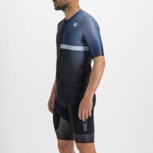 Sportful Bomber Jersey Black Galaxy Blue side profile
