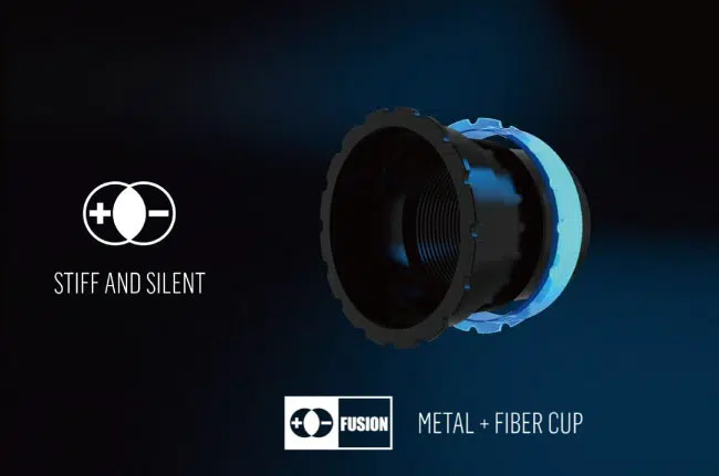 Token fusion metal and fiber cup