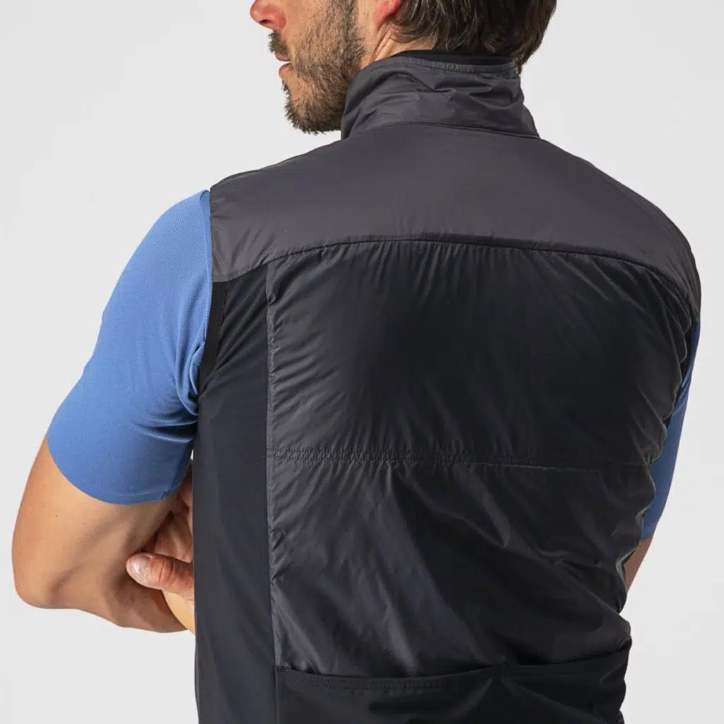 Castelli Unlimited Puffy Vest close up of back