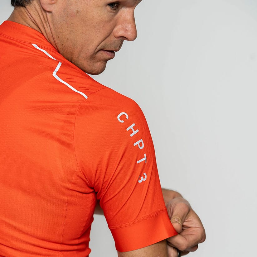 CHPT3 Most Days Performance Jersey firey red sleeve
