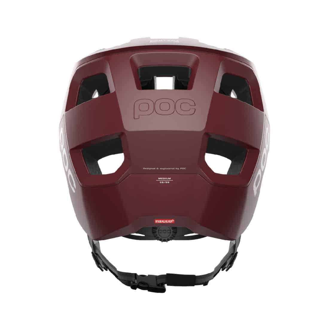 POC Kortal Helmet Garnet Red Matt rear