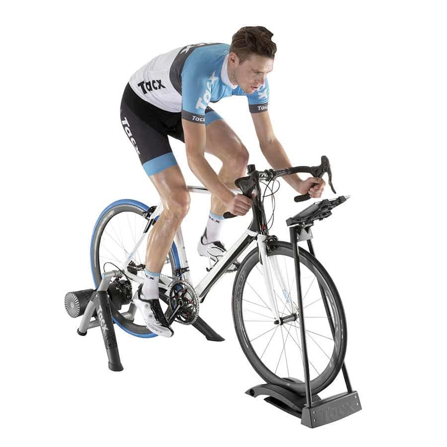 TACX Tablet Stand Action Shot
