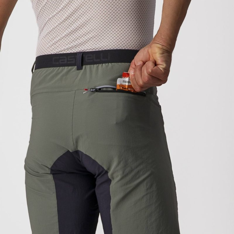 Castelli Unlimited Baggy Short forest gray rear pocket