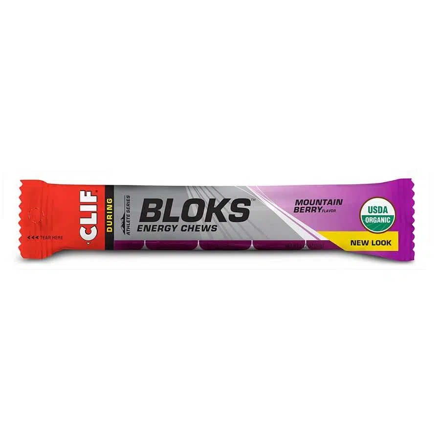 Clif Bloks Energy Chews Mountain Berry