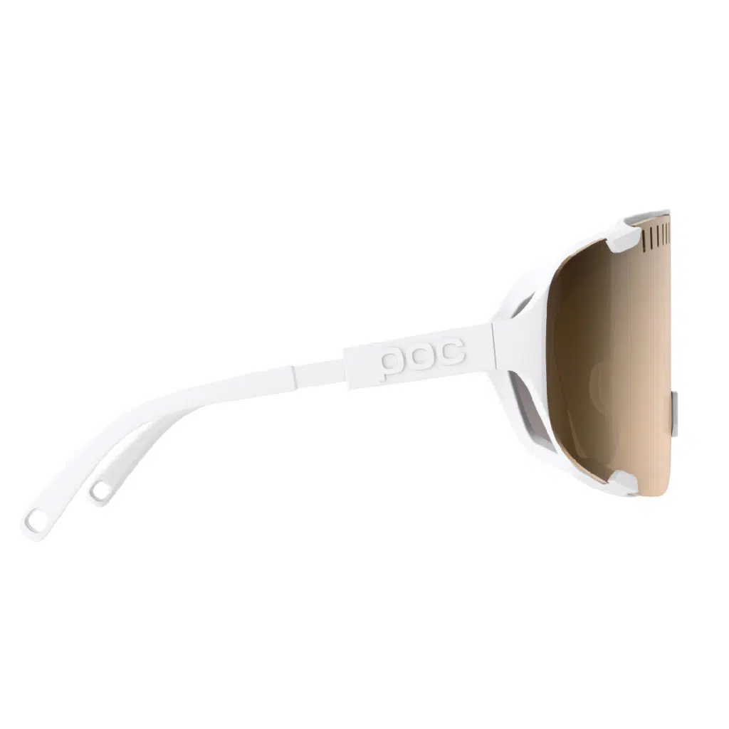 POC Devour Sunglasses Hydrogen White side profile