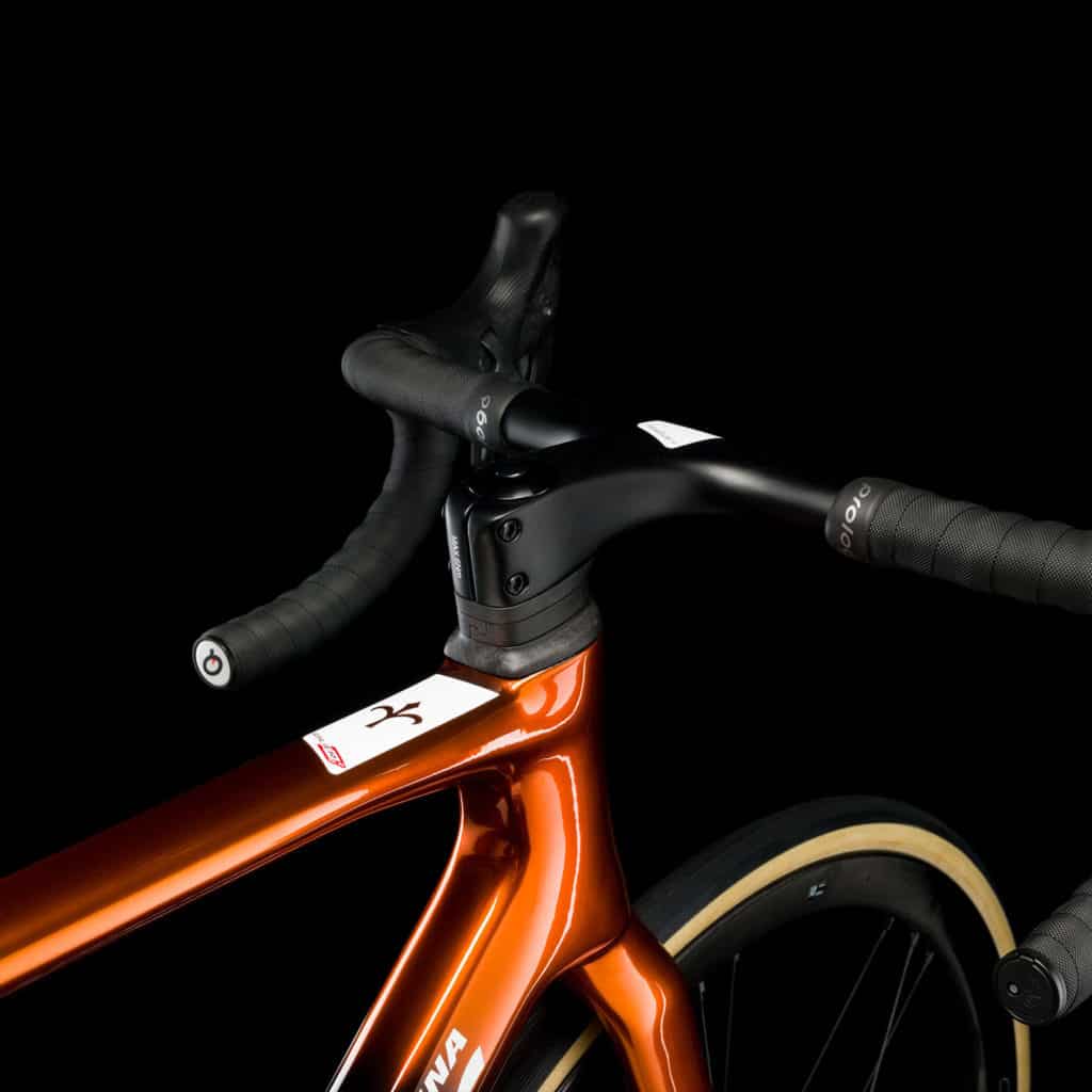 Wilier 0 SLR Road Bike stem close up