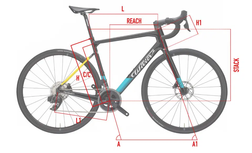 Wilier Garda Disc Road Bike frame measurements