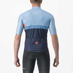 Castelli A Blocco Jersey baby blue rear