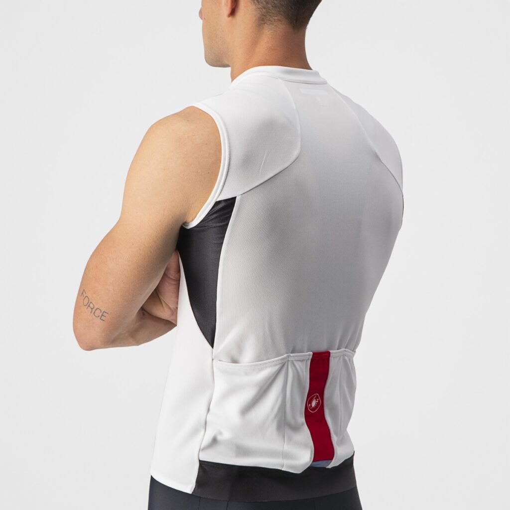 Castelli Entrata VI sleeveless jersey shoulder