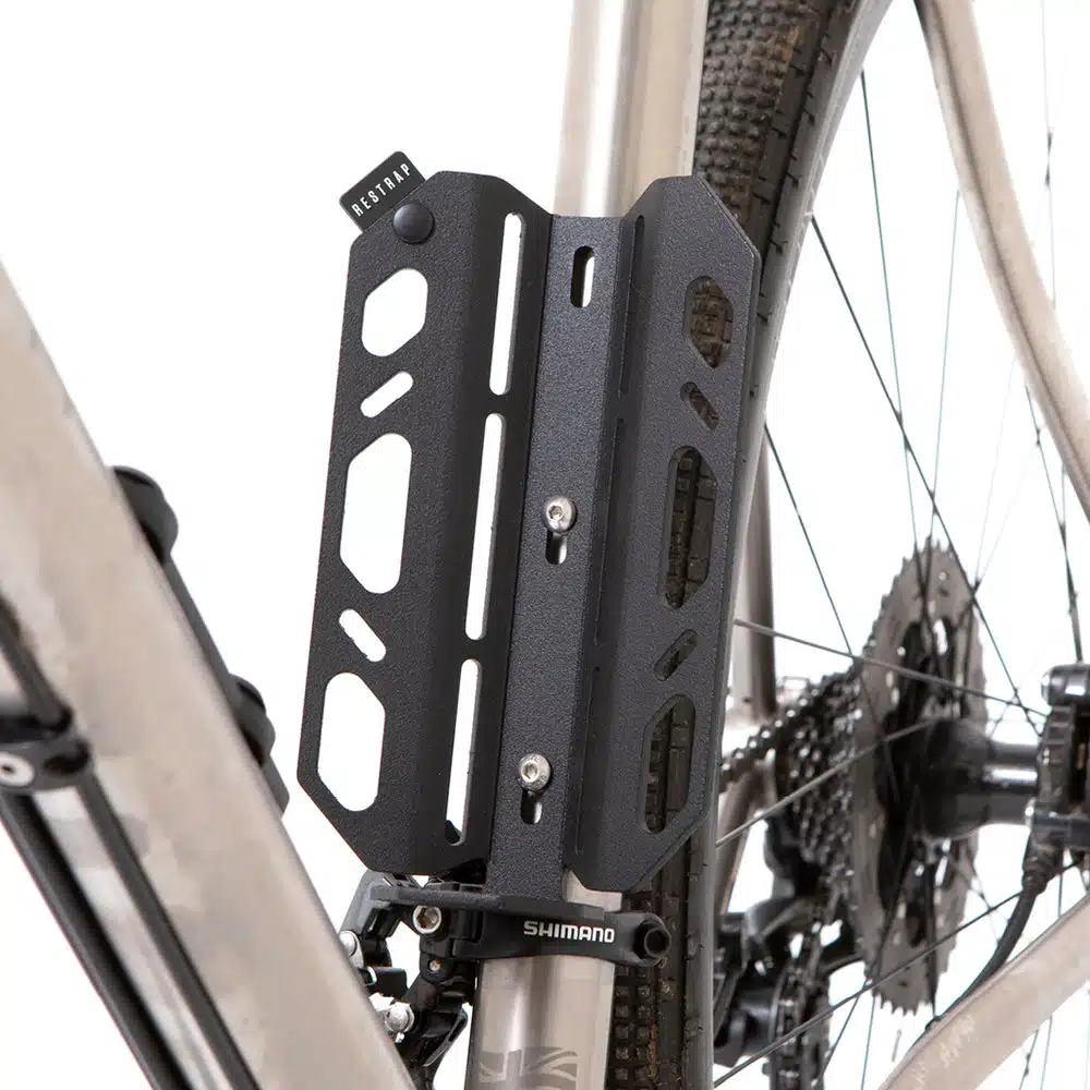 Restrap Carry Cage mounted to seat tube