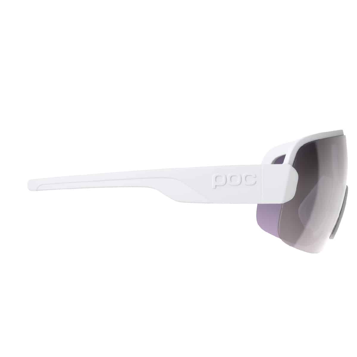 Poc Aim Sunglasses Hydrogen White Violet Silver Mirror side