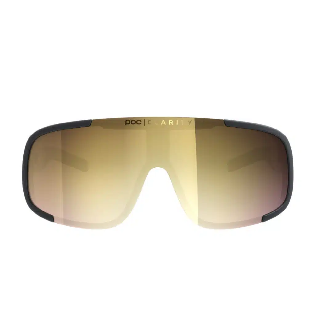 POC Aspire Sunglasses uranium black violet gold mirror front