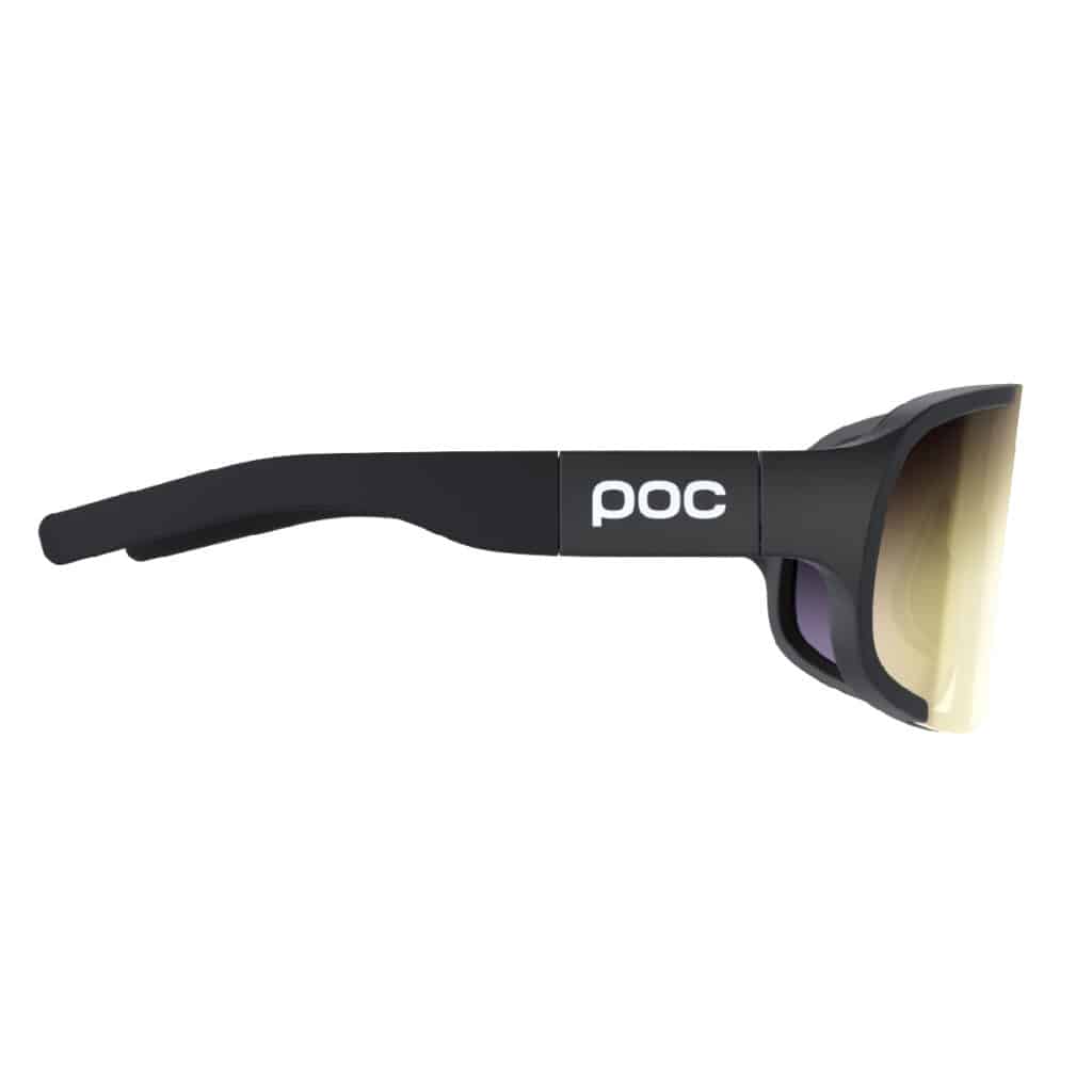 POC Aspire Sunglasses uranium black violet gold mirror side