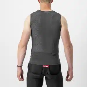 Castelli Pro Mesh 2.0 sleeveless baselayer black rear