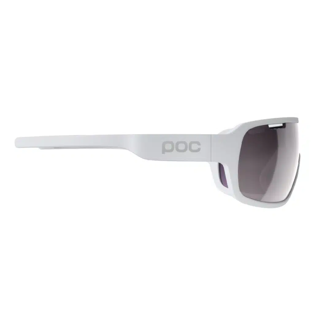 POC Do Blade Sunglasses Hydrogen White Violet Silver Mirror side