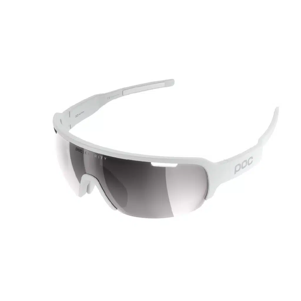 POC Do Half Blade Hydrogen Sunglasses White Violet Silver Mirror
