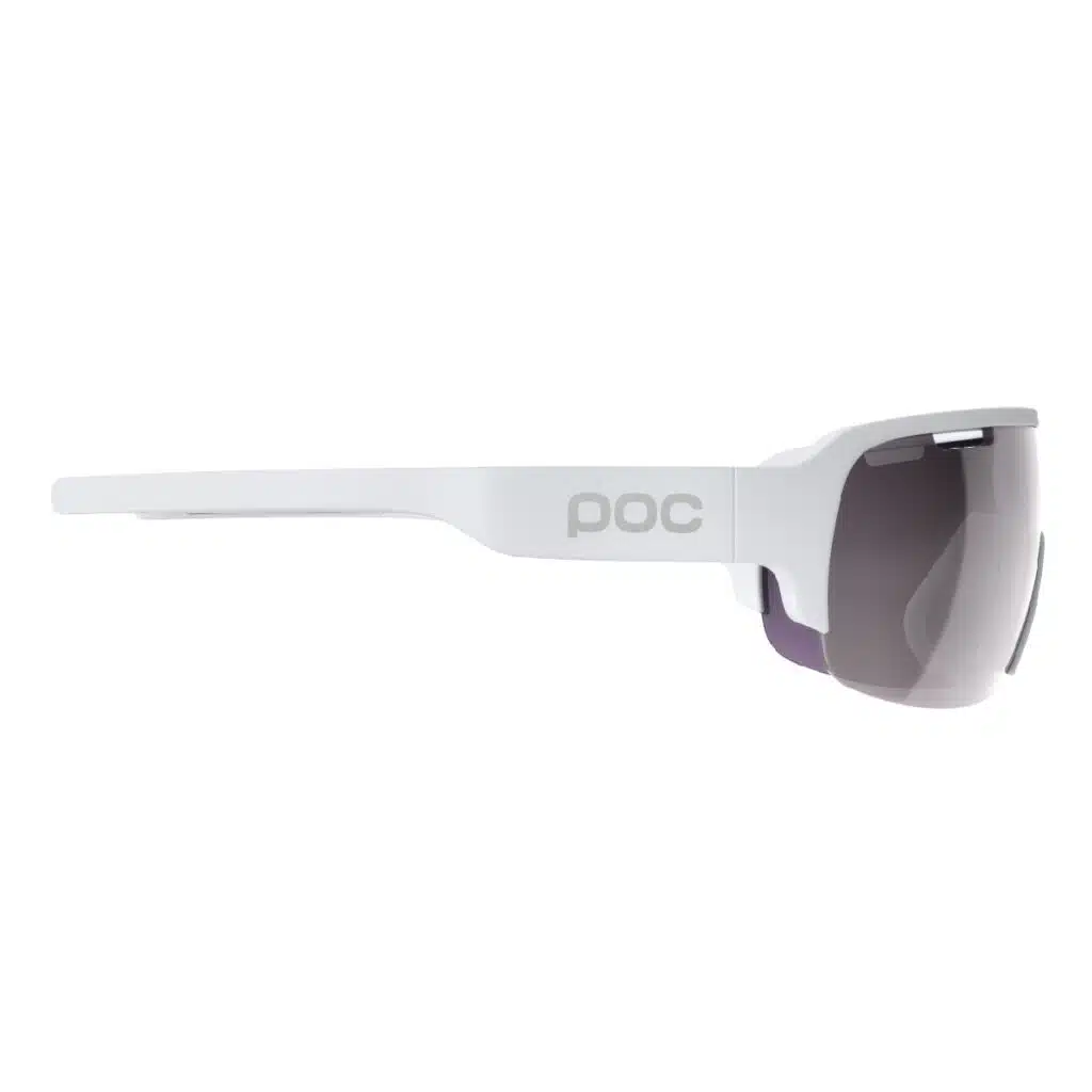 POC Do Half Blade Sunglasses Hydrogen White Violet Silver Mirror side