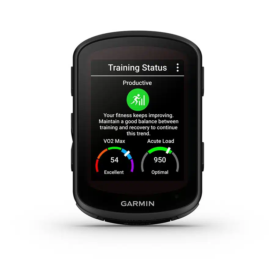 Garmin Edge 840 Solar training status