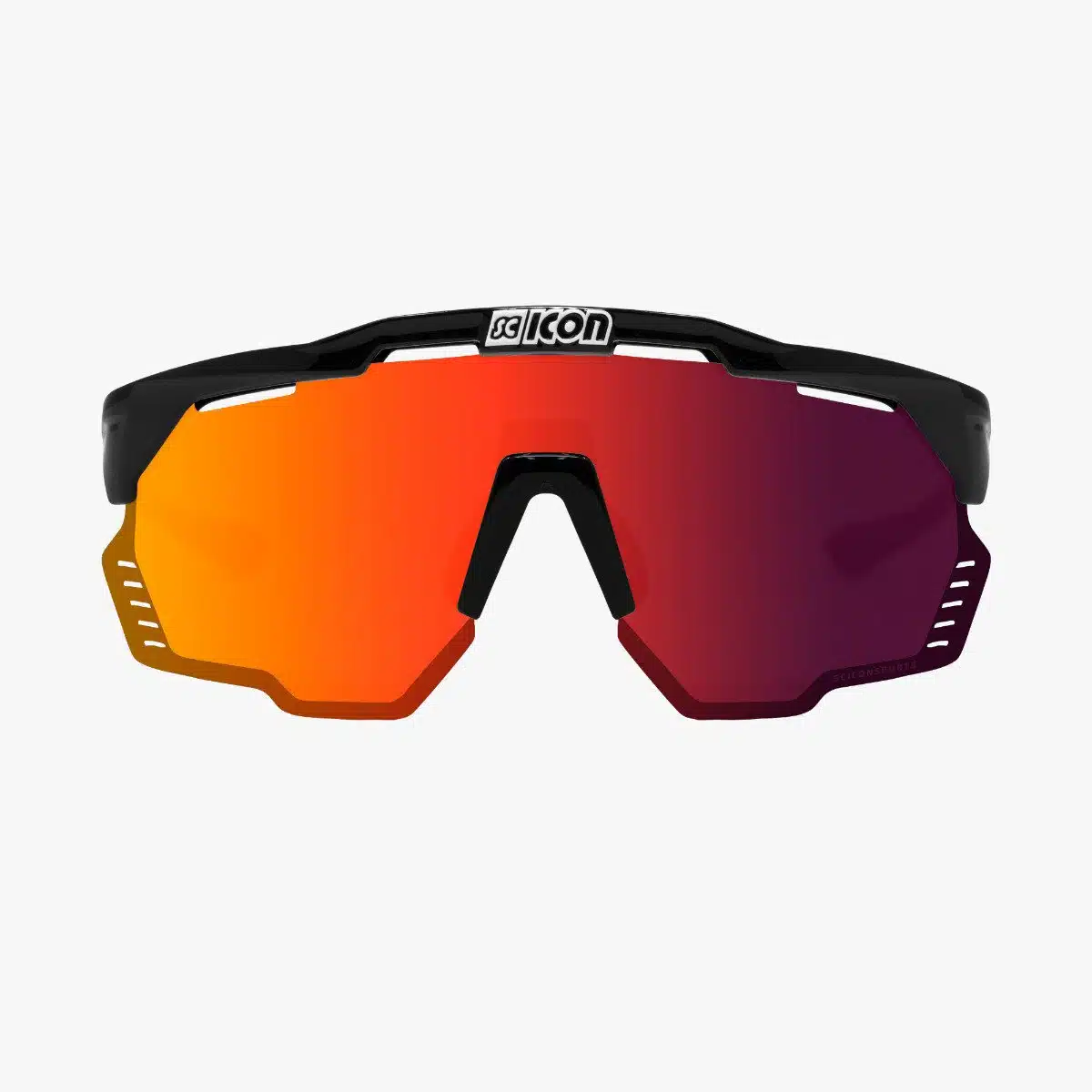 Scicon Aeroshade Kunken sunglasses black multimirror red lens