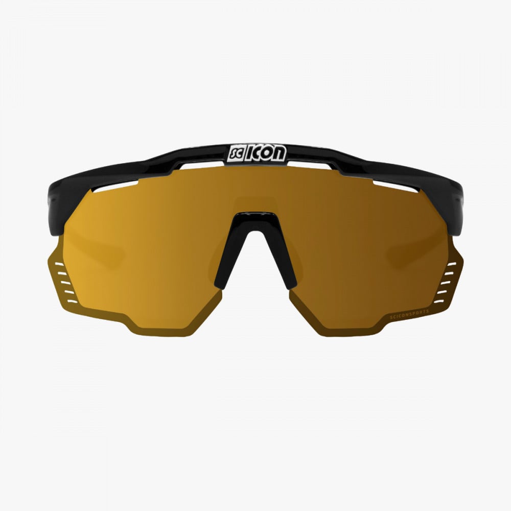 Scicon Aeroshade Kunken sunglasses black multimirror bronze lens