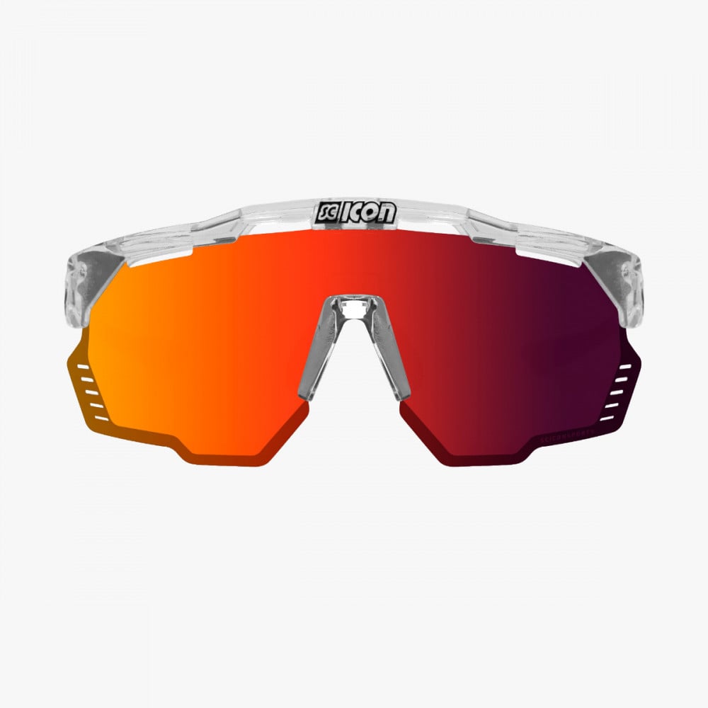Scicon Aeroshade Kunken Sunglasses Cyrstal Multimirror red lens