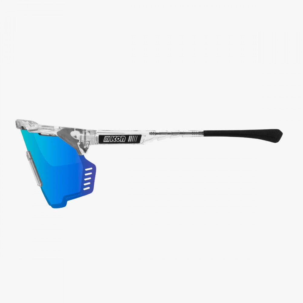 Scicon Aeroshade Kunken Sunglasses Cyrstal Multimirror blue side profile