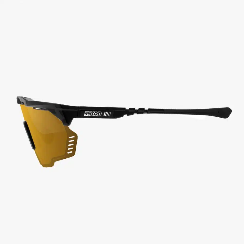 Scicon Aeroshade Kunken sunglasses black multimirror bronze side profile