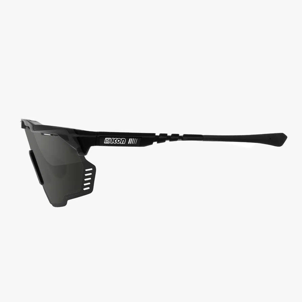 Scicon Aeroshade Kunken sunglasses black multimirror silver side profile
