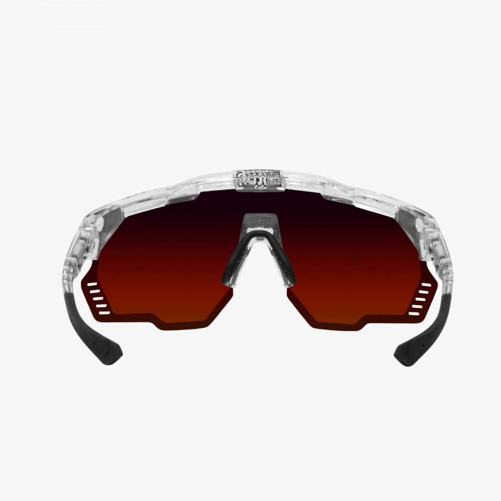 Scicon Aeroshade Kunken Sunglasses Cyrstal Multimirror red view port