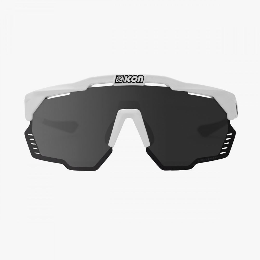 Scicon Aeroshade Kunken Sunglasses White Multimirror silver lens