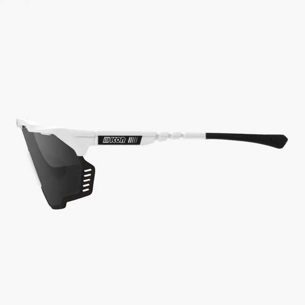 Scicon Aeroshade Kunken Sunglasses White Multimirror silver side profile