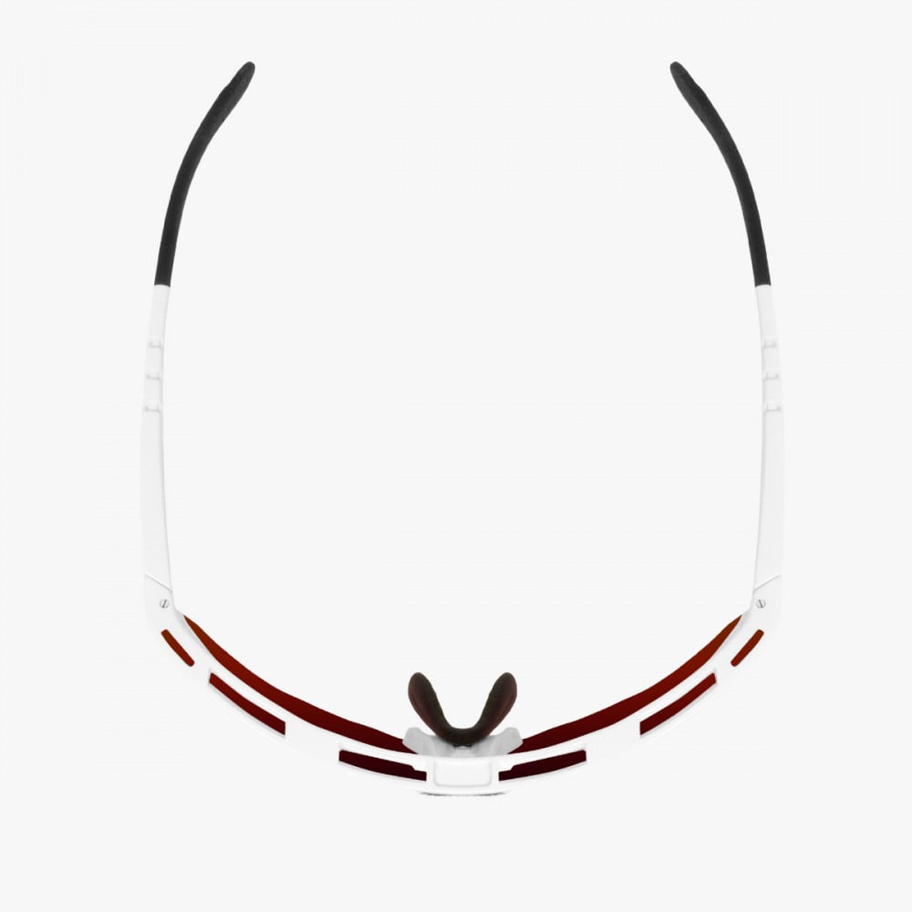 Scicon Aeroshade Kunken Sunglasses White Multimirror red top view