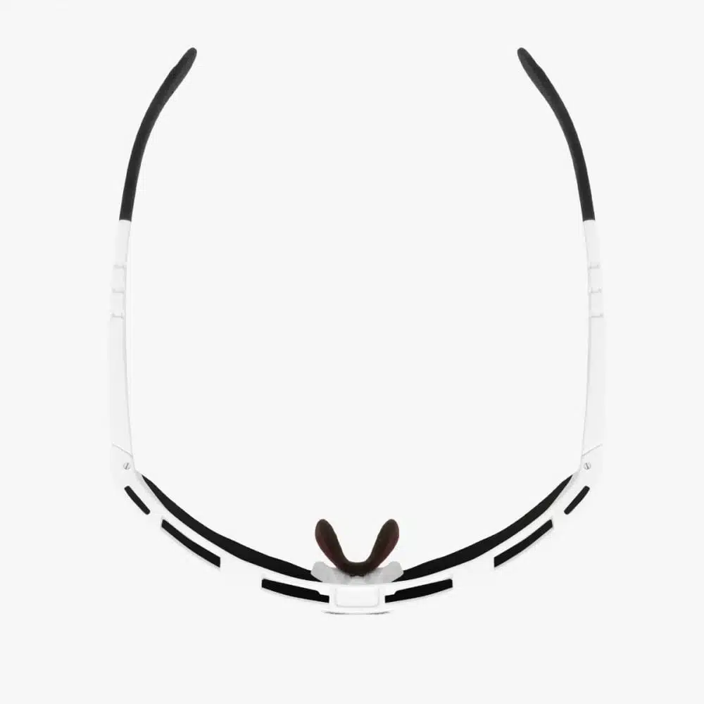 Scicon Aeroshade Kunken Sunglasses White Multimirror silver top view