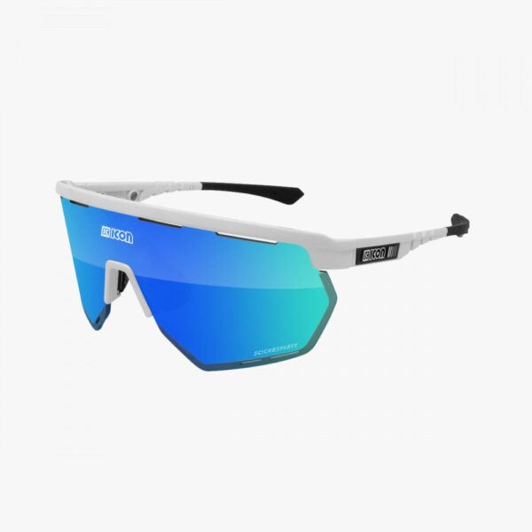 Scicon Aerowing Sunglasses White Multimirror Blue