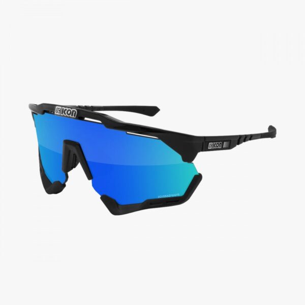Scicon Aeroshade XL Sunglasses Black Multimirror blue