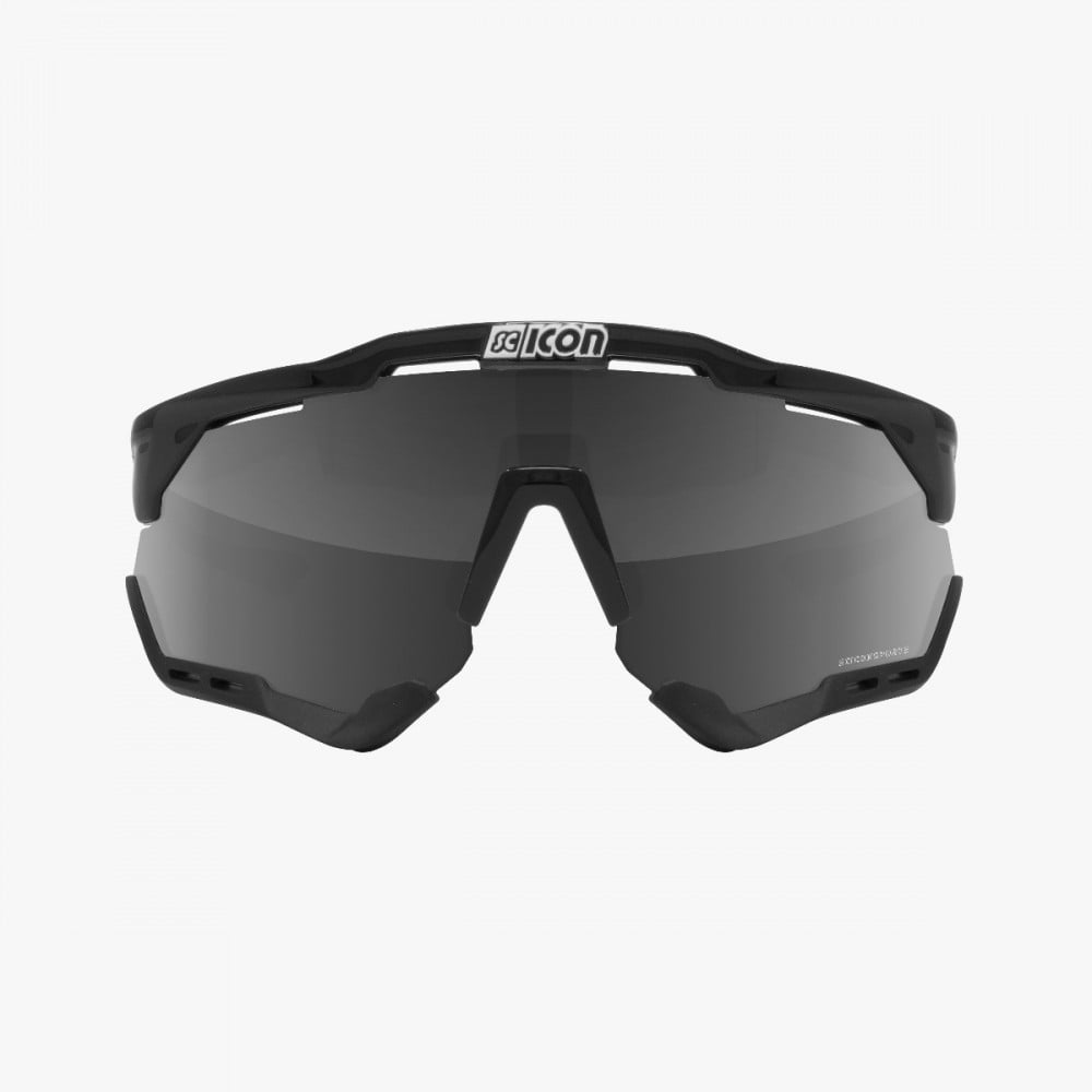 Scicon Aeroshade XL Sunglasses Black Multimirror silver lens