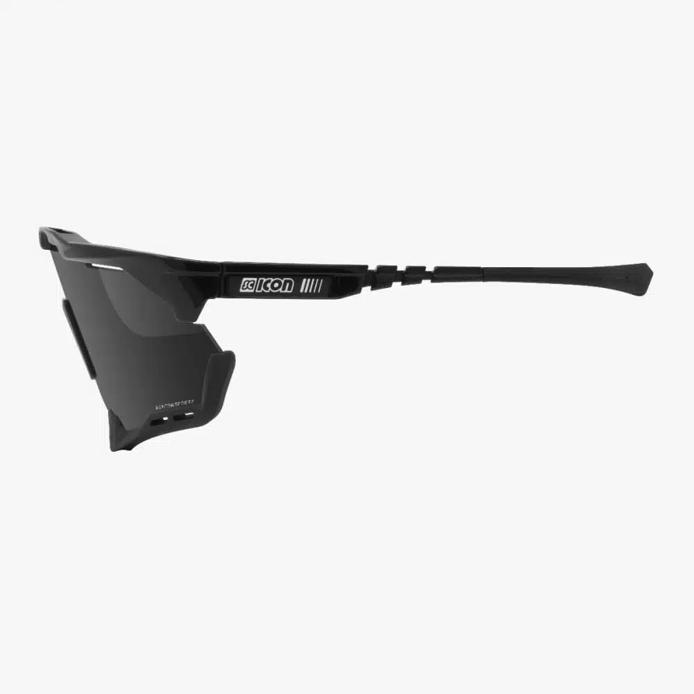 Scicon Aeroshade XL Sunglasses Black Multimirror silver side profile