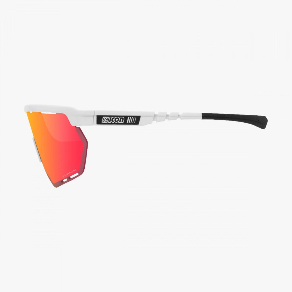Scicon Aerowing Sunglasses White Multimirror Red side profile