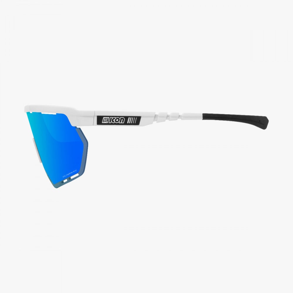Scicon Aerowing Sunglasses White Multimirror Blue side profile