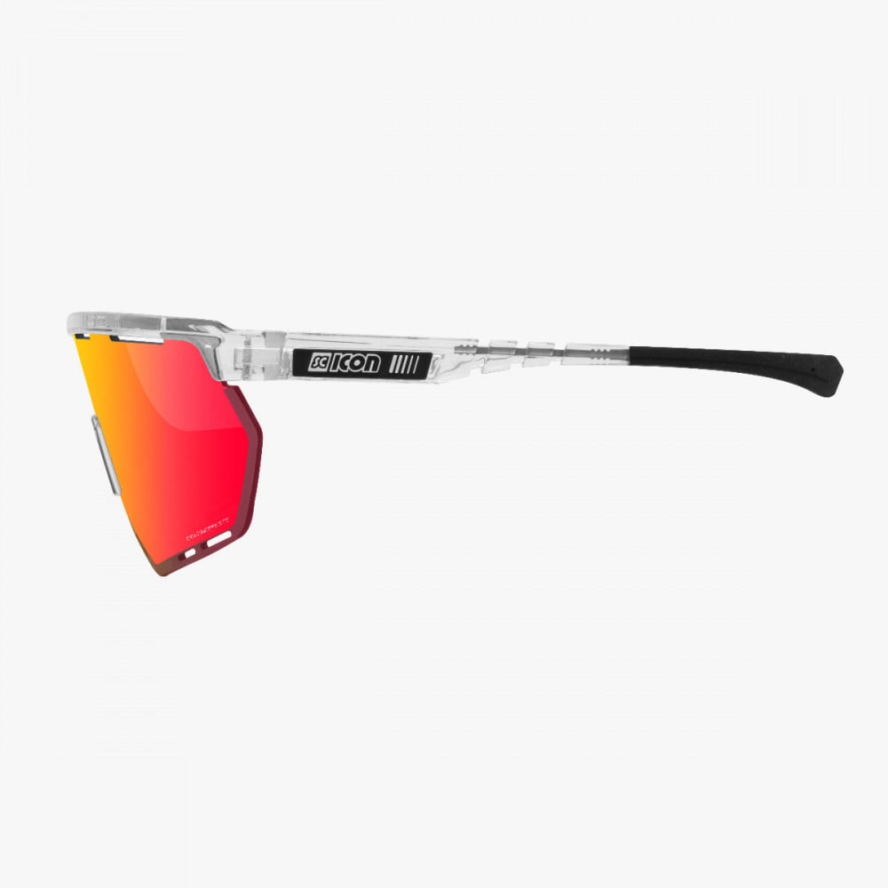 Scicon Aerowing Sunglasses Crystal Multimirror Red side profile